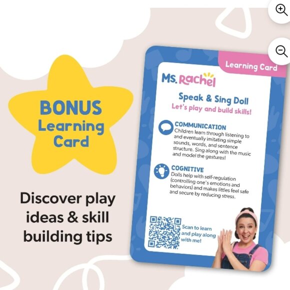 Ms. Rachel phrases and songs learning doll - Picture 8 of 8